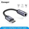Essager USB tipo C 3.5 Jack adattatore per auricolari USB C a 3.5mm cuffie cavo adattatore Audio AUX