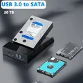 Custodia HDD 3.5 ''2.5'' adattatore da SATA a USB 3.0 custodia per disco rigido esterno per disco SSD da 3.5 pollici 5Gbps 20TB custodia per HDD