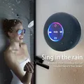 Audio Bluetooth portatile Ipx4 luci a LED impermeabili bagno esterno grande ventosa può essere assortito altoparlante da parete