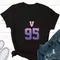 V 95-Druck Taehyung Jungkook Fan T-Shirt Damen Suga Kpop Harajuku T-Shirt Damen T-Shirts Ästhetische Y2K Kleidung Damen Top