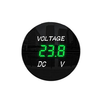 Ahlsen - dc 5–48 v LED-Digital-Voltmeter für Auto, Motorrad, Auto, lkw, Boot (grünes Licht) Image