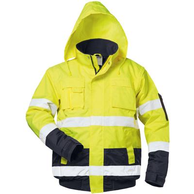 HASSO Warnschutzpilotjacke Gelb/Marine SAFESTYLE® EN ISO 20471/3 EN 343 Gr.XL