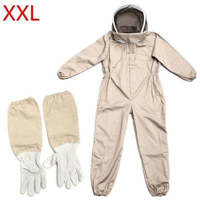 Imker-Outfit – Imker-Kleidung – Ganzkörperschutz – Handschuhe für Anfänger – Kaffeefarbe – Größe Image