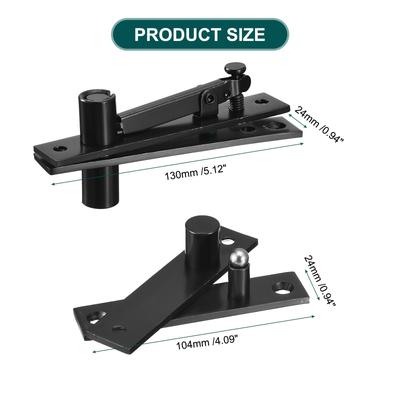 Door Pivot Hinges for Wood Doors 360 Degree Stainless Steel 1 Set
