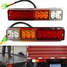 Sunxury - Lot de 2 feux arrière de remorque 20 led pour remorque, camion, caravane, camion,