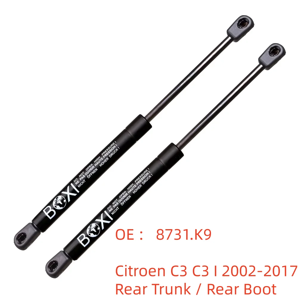 BOXI 2 pièces vérins de levage de coffre arrière à gaz pour Citroën C3 C3 I 2002 - 2017 8731.G3 8731K9 9639853880
