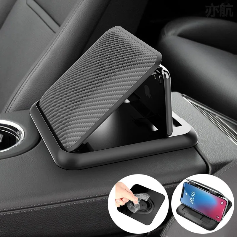 Support de téléphone universel pour voiture, Support de téléphone antidérapant en Silicone pour tableau de bord de voiture, Support réglable pour Smartphone