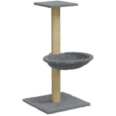 Kratzbaum mit Sisal-Kratzsäule Hellgrau 74 cm Vidaxl Image