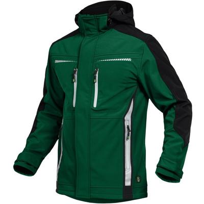 Sommer-Softshelljacke Herren flexs Gr. m grün/schwarz - Leibwächter