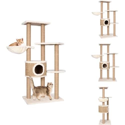 Vidaxl - Kratzbäume - Living Katzen-Kratzbaum 126 cm Seegras - Beige