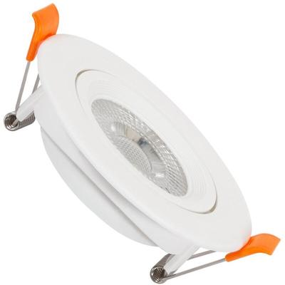 Ledkia - led Downlight Einbaustrahler 5W Rund solid Slim Ausschnitt ø 75 mm 4000K Neutralweiß Image