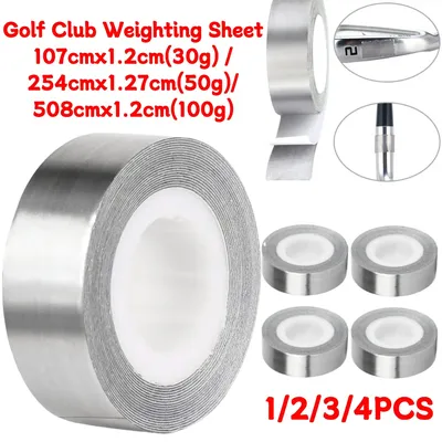 1 Roll Self Adhesive Golf Club Weighting Sheet Tennis Badminton Racket Lead Weight Tapes Golf