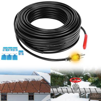 DoCred Heating Cable for Roof and Gutters, Heat Trace Cable for Pipes