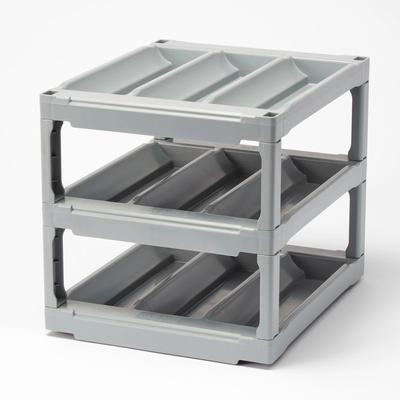 Cambro CSWRKIT18P8151 18" Wine Rack Cradle Kit, Gray