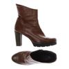 Paul Green Damen Stiefelette, Gr. 40, braun, Leder