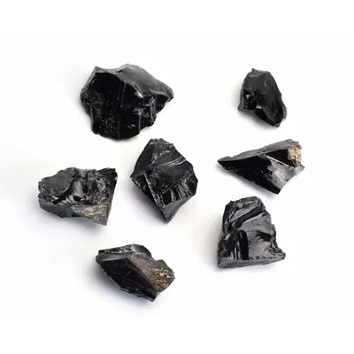 200g natürliche schwarze Obsidian Halbe del steine Bergkristall Reiki Heilung meta physischen Roh