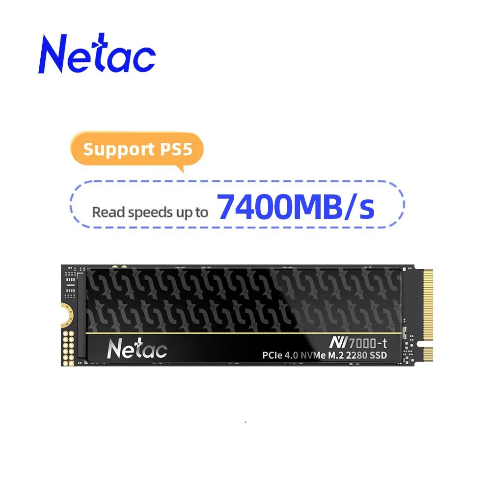 Netac m2 ssd 1tb 2tb nvme ssd 4tb ssd m.2 4,0 pcie x 4 für ps5 festplatte internes festzustand laufwerk Image