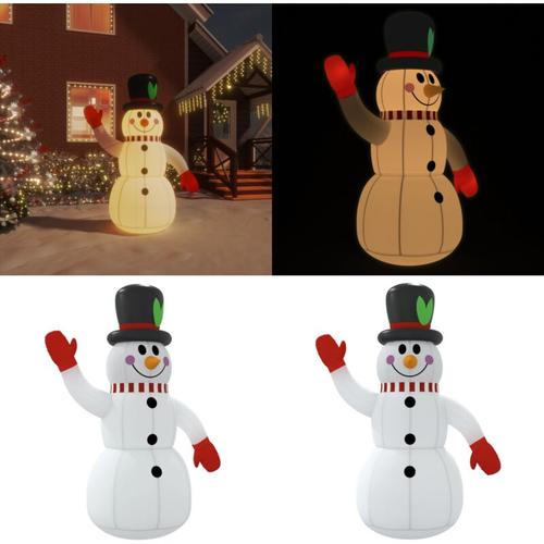 Aufblasbarer Schneemann mit LEDs 120 cm - Aufblasbarer Schneemann - Aufblasbare Schneemänner - Home