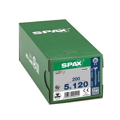 SPAX Universalschrauben Z2 Senkkopf WIROX 5 x 120 mm 200 Stück Image