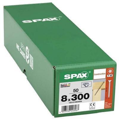 SPAX Holzbauschrauben T40 Senkkopf WIROX 8 x 300 mm 50 Stück