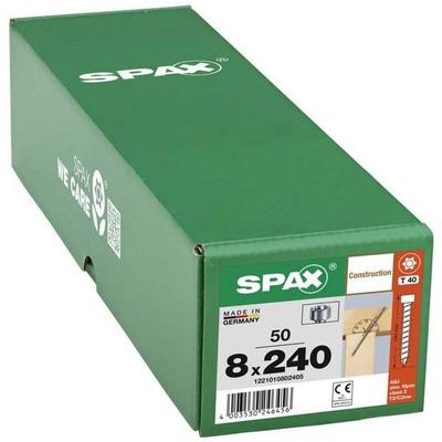 SPAX Holzbauschrauben T40 Zylinderkopf WIROX 8 x 240 mm 50 Stück