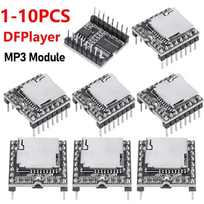 DFPlayer Mini MP3 Player Module TF Card U Disk Mini MP3 DF Player Audio Voice Module IO/Serial