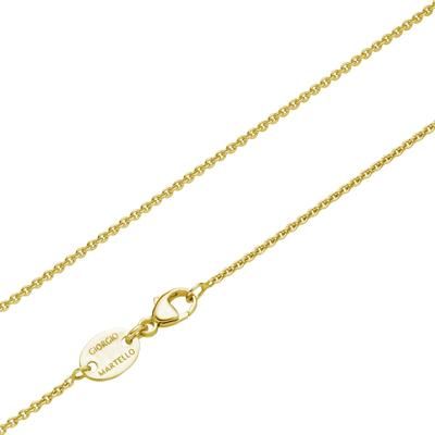 Giorgio Martello Milano - Kette Ankerkette, Silber 925 Ketten 1 ct Gold