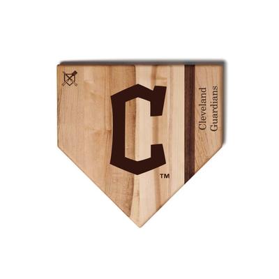 MLB 12-Inch Wooden Home Plate Cutting Board, Cleveland Guardians