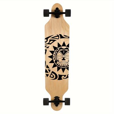 TEMU 41 Inch Complete Skateboard High-performance Maple With Drop Through Deck Complete Maple Freestyle, Freestyle And Cruising,