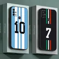 Custodia per telefono in silicone per Motorola Moto G71 G72 G50 G31 G60 G52 G53 G51 G30 G32 G73 G60s G22 Football Star Digital Art Cover