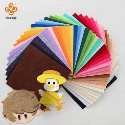 40/22 Pieces 10x10cm/15x15cm/30x30cm Soft Felt Fabric Non-Woven DIY Felt Fabric Arts Crafts Sewing Children's Handmade Materials