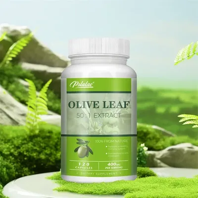 Olive Leaf Extracts Capsules - 40% Oleuropein - Supports Cardiovascular Health, Immune Health,