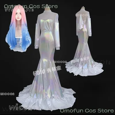 ALIEN STAGE Mizi Cosplay Long Evening Dress Costume Stage Performance Clothes R7 Halloween Women Image
