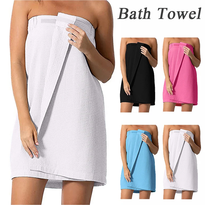 Damen Badet uch Mikro faser Damen Badrock schnell trocknende Brust abwischen Bademantel Spa Gym Pool Travelling Badet uch Image