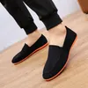 Stilvolle Slipper Männer lässig Leinwand Turnschuhe plus Größe Männer Trekking schuhe billige alte trend ige Vintage Papa Fahr schuhe flach