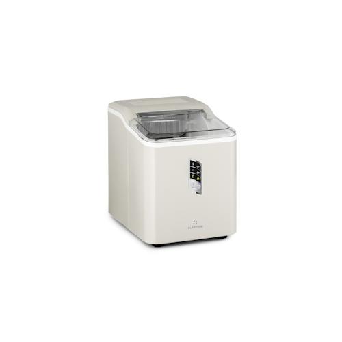 Klarstein Albaron Eiswürfelmaschine Bullet-Eis 12 kg / 24 h 1,5 Ltr. Display Creme