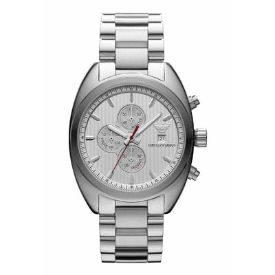 Emporio Armani Herrenuhr Quartz Silber