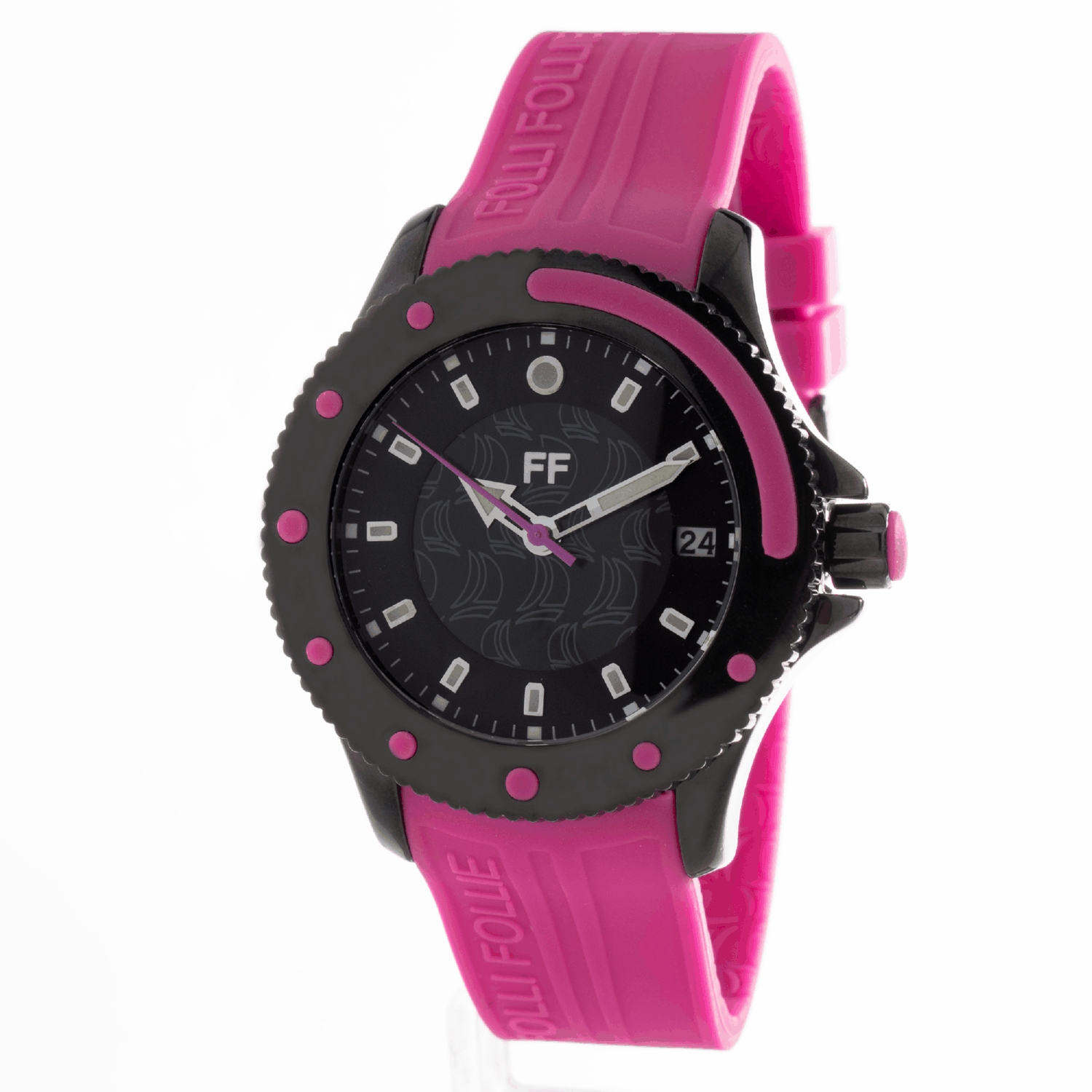 Folli Follie Herrenuhr Quartz Schwarz Rose Image