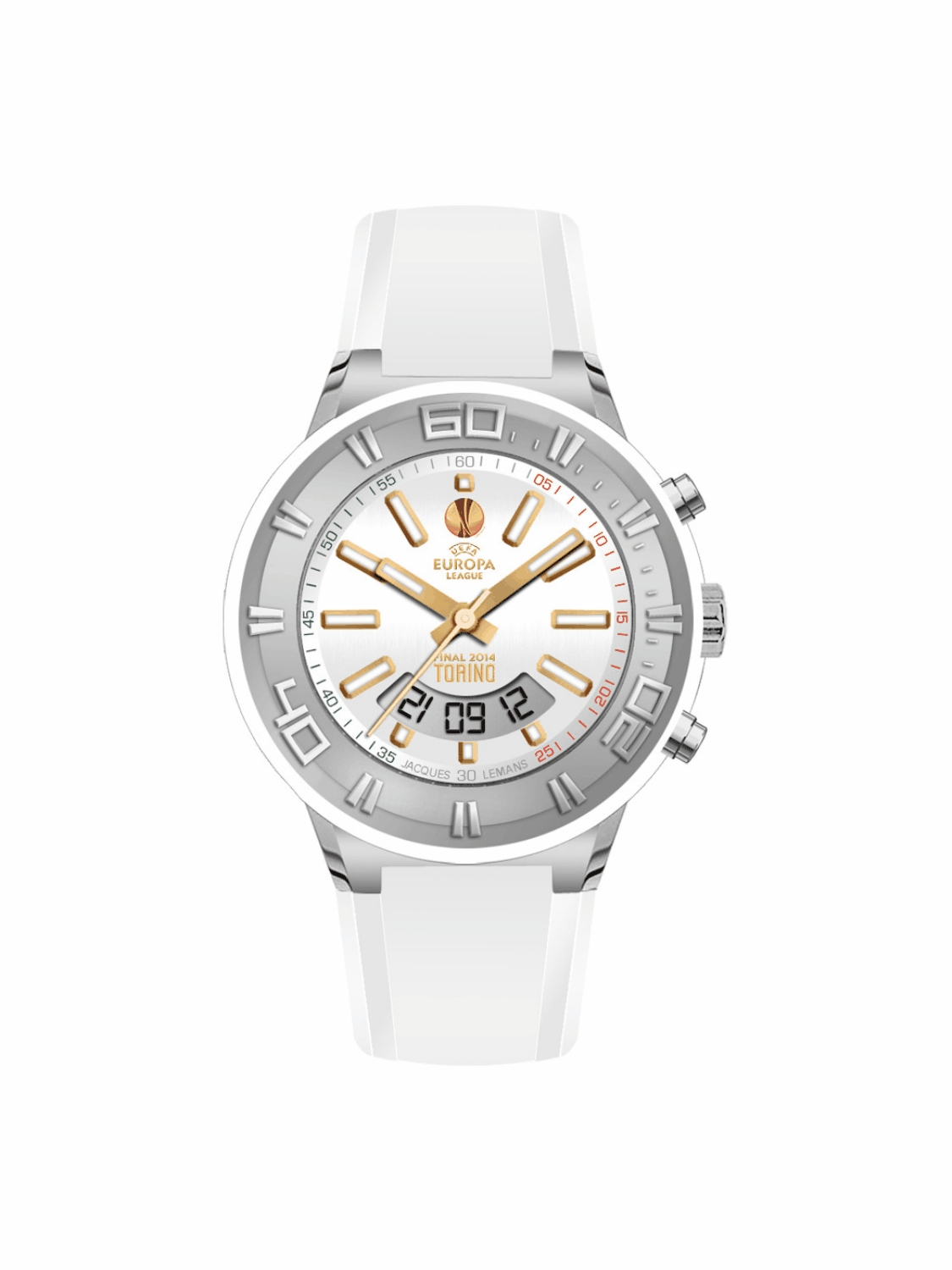 Jacques Lemans Unisex-Uhr Quartz Silber Image