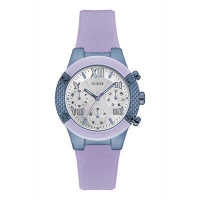 Guess Damenuhr Quartz Blau Violett