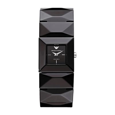 Emporio Armani Damenuhr Quartz Schwarz