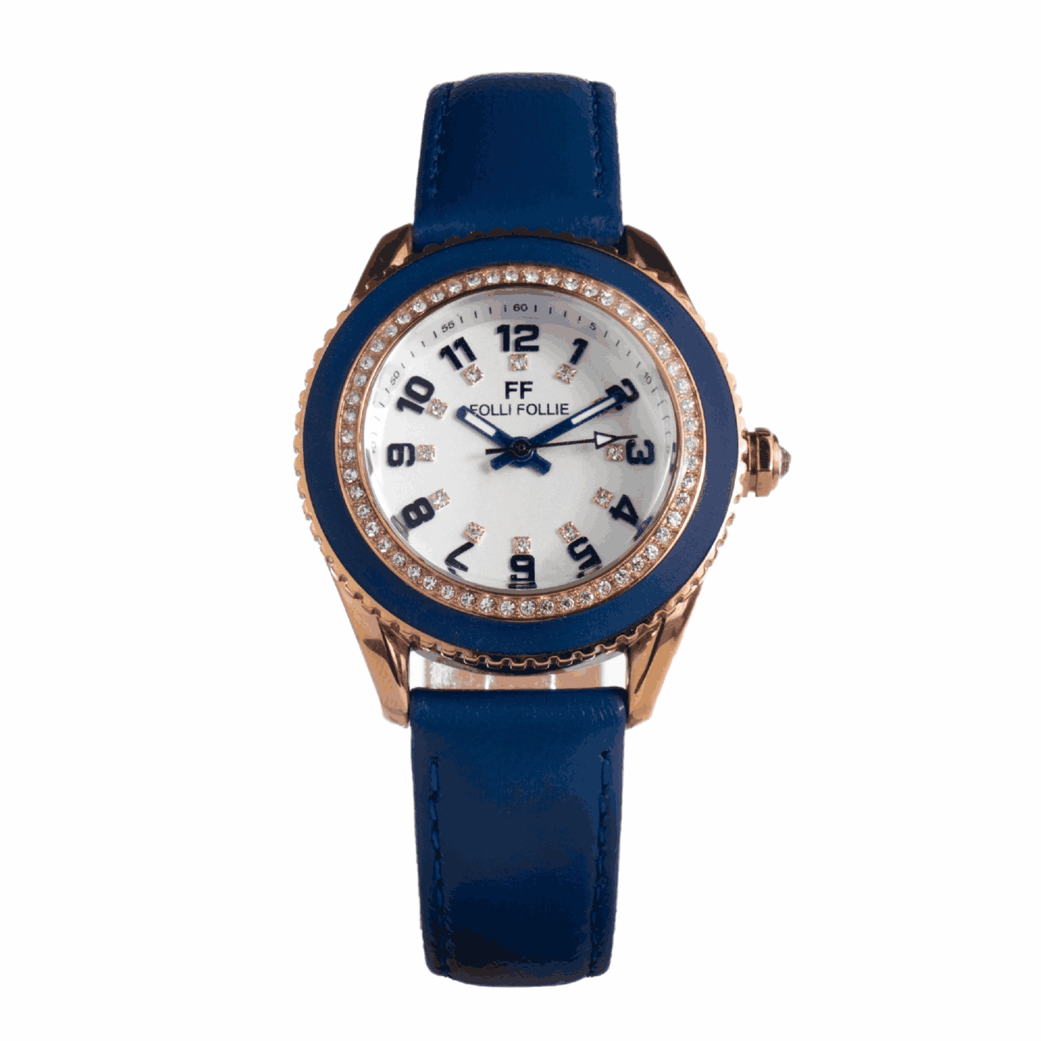 Folli Follie Damenuhr Quartz Gold Blau Image