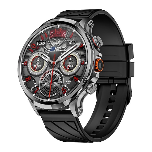 LOKMAT APPLLP 8 PRO Smartwatch 1.85 Zoll Smart Watch Telefon 3G 4G Bluetooth Schrittzähler Anruferinnerung Schlaf-Tracker Kompatibel mit Null Damen Herren GPS Freisprechanlage Mediensteuerung IPX-4