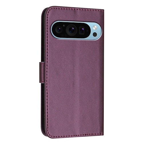 Handy Hülle Handyhüllen Für Pixel 9 Pro Pixel 9 Pro XL Pixel 8 Pro Pixel 8 Pixel 9 Pixel 7 Pixel 7 Pro Pixel 6 Pixel 6 Pro Flip-Cover mit Halterung mit Handschlaufe Kartenschlitz Retro TPU PU-Leder Image