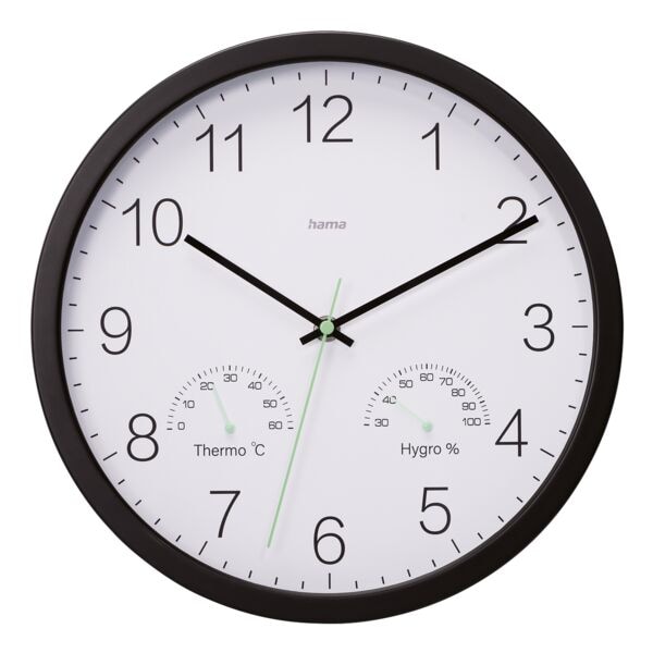 Hama Wanduhr »Santorini« Ø 30 cm weiß Image