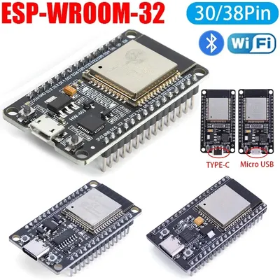 ESP-WROOM-32 ESP32 Bluetooth Wifi Dual Core ESP32-S ESP32 30 Pin Development Board CP2102 Type C ESP