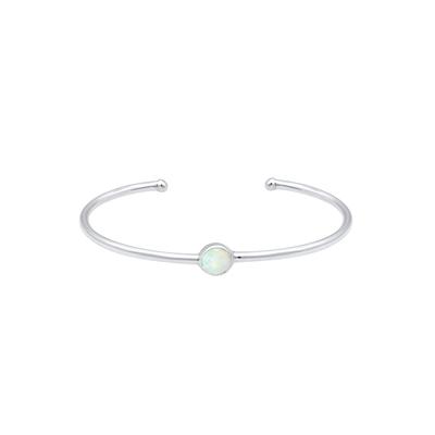 Elli - Armreif Bangle Synthetischer Opal Trend 925 Silber Armbänder & Armreife 1 ct Damen Image