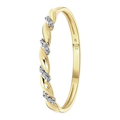 Lucardi Ringe 585 Gold - goldfarbig 49mm Herren Image