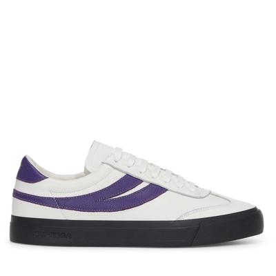 Superga 4834 Club S Swallow - White Avorio Purple Grey Black