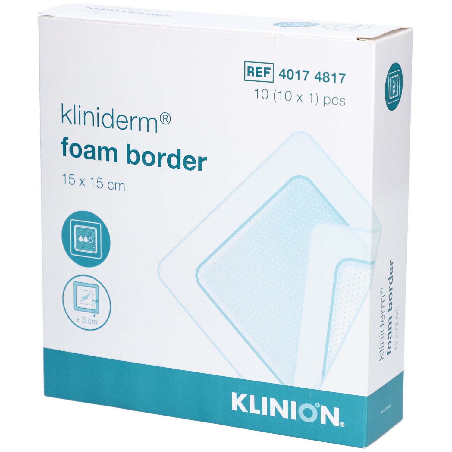 Kliniderm foam Border 15x15 cm steril 10 St Verband Image